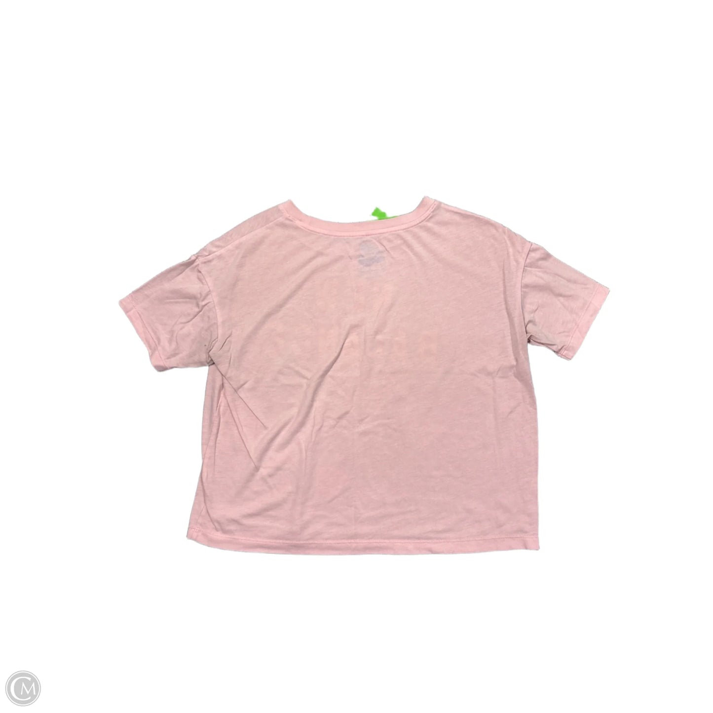 Athletic Top Short Sleeve By New Balance In Pink, Size: S