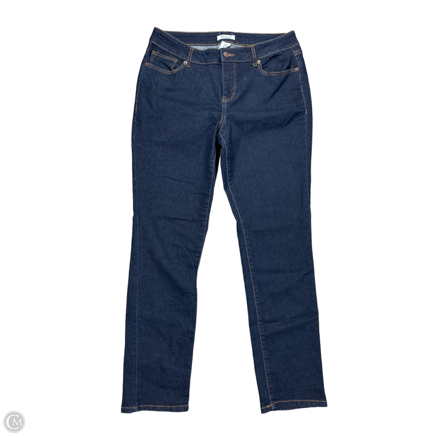 Jeans Straight By Westport In Blue Denim, Size: 10