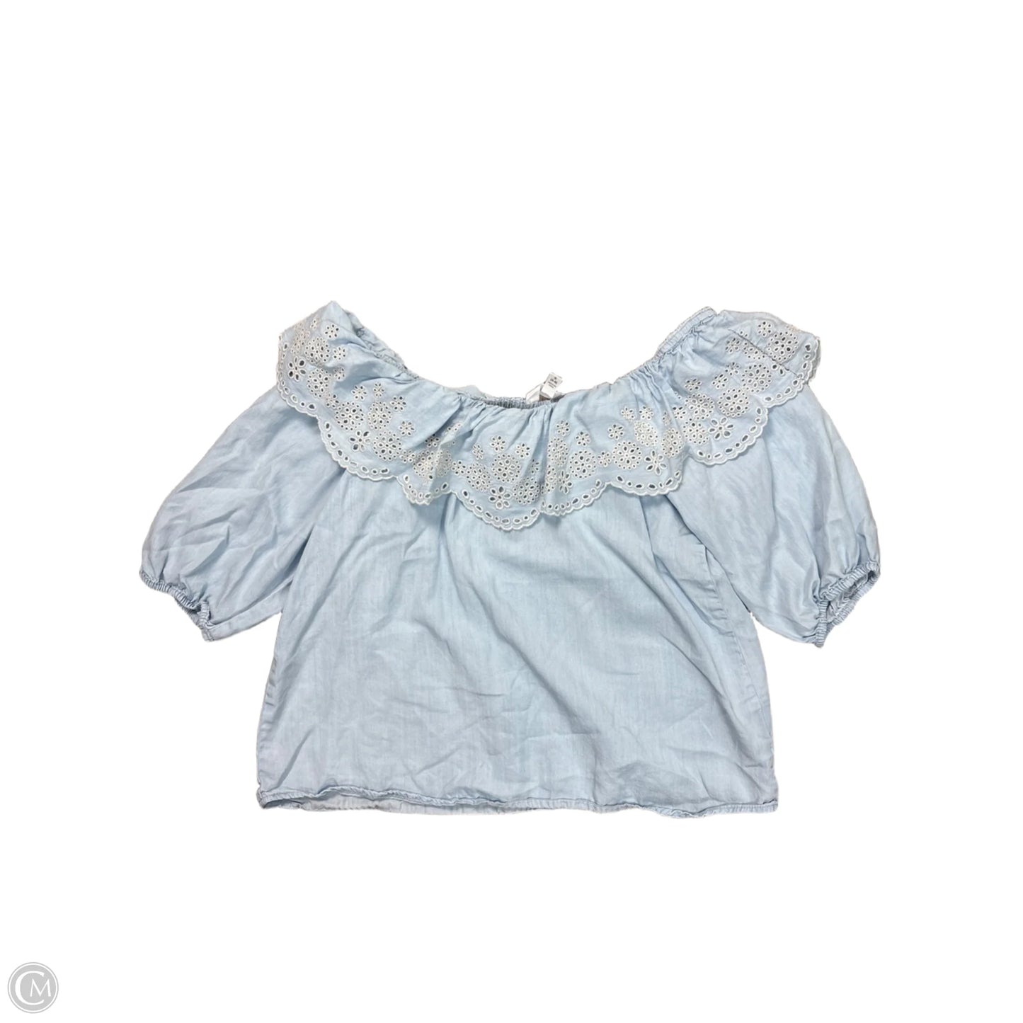 Top Sleeveless By Time And Tru In Blue, Size: S