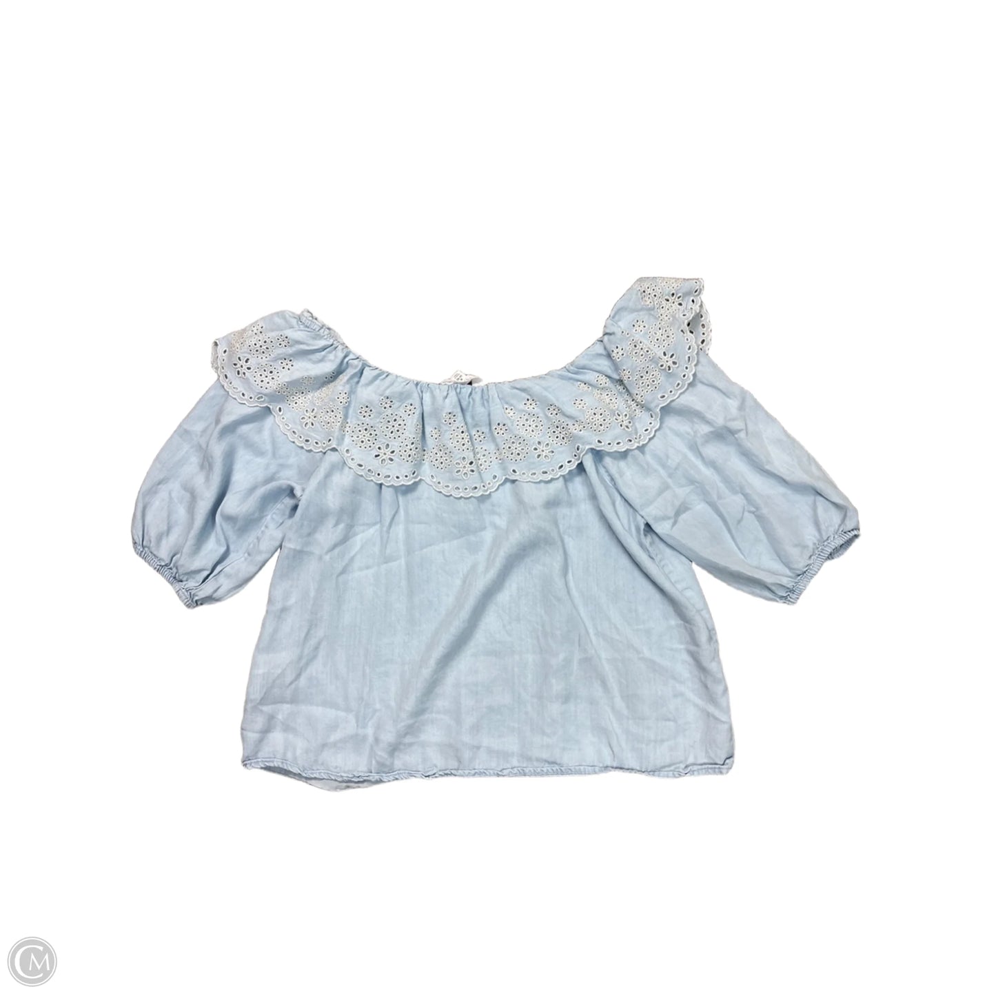Top Sleeveless By Time And Tru In Blue, Size: S