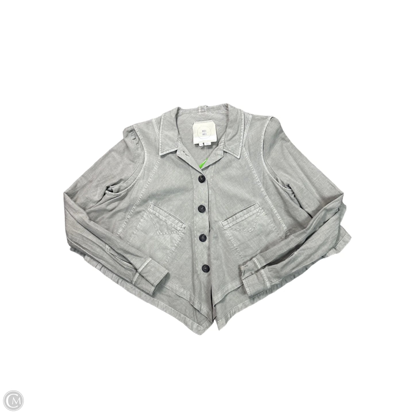 Jacket Moto By HEI HEI In Green, Size: S