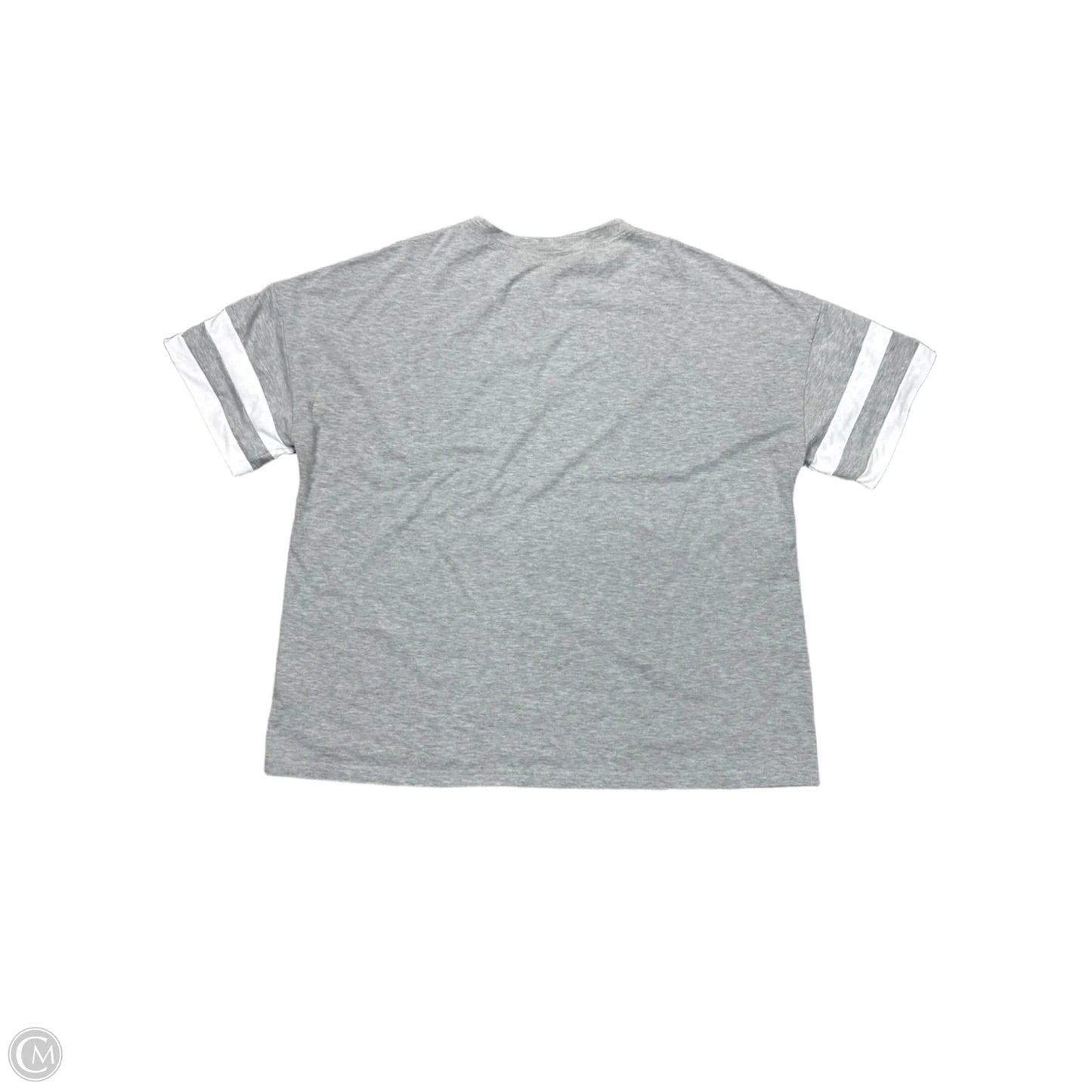 Top Short Sleeve By Amazon In Grey, Size: Xxl