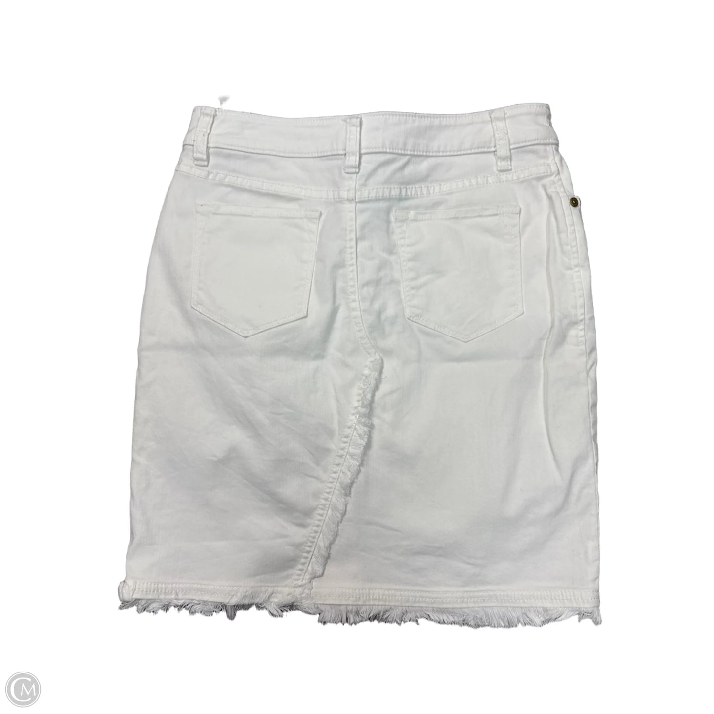 Skirt Mini & Short By Tommy Bahama In White Denim, Size: Xs