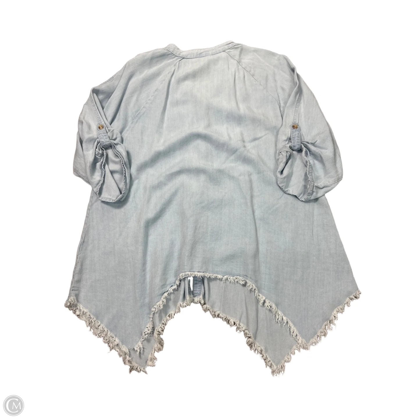 Top 3/4 Sleeve By HESTER & ORCHARD In Blue, Size: M