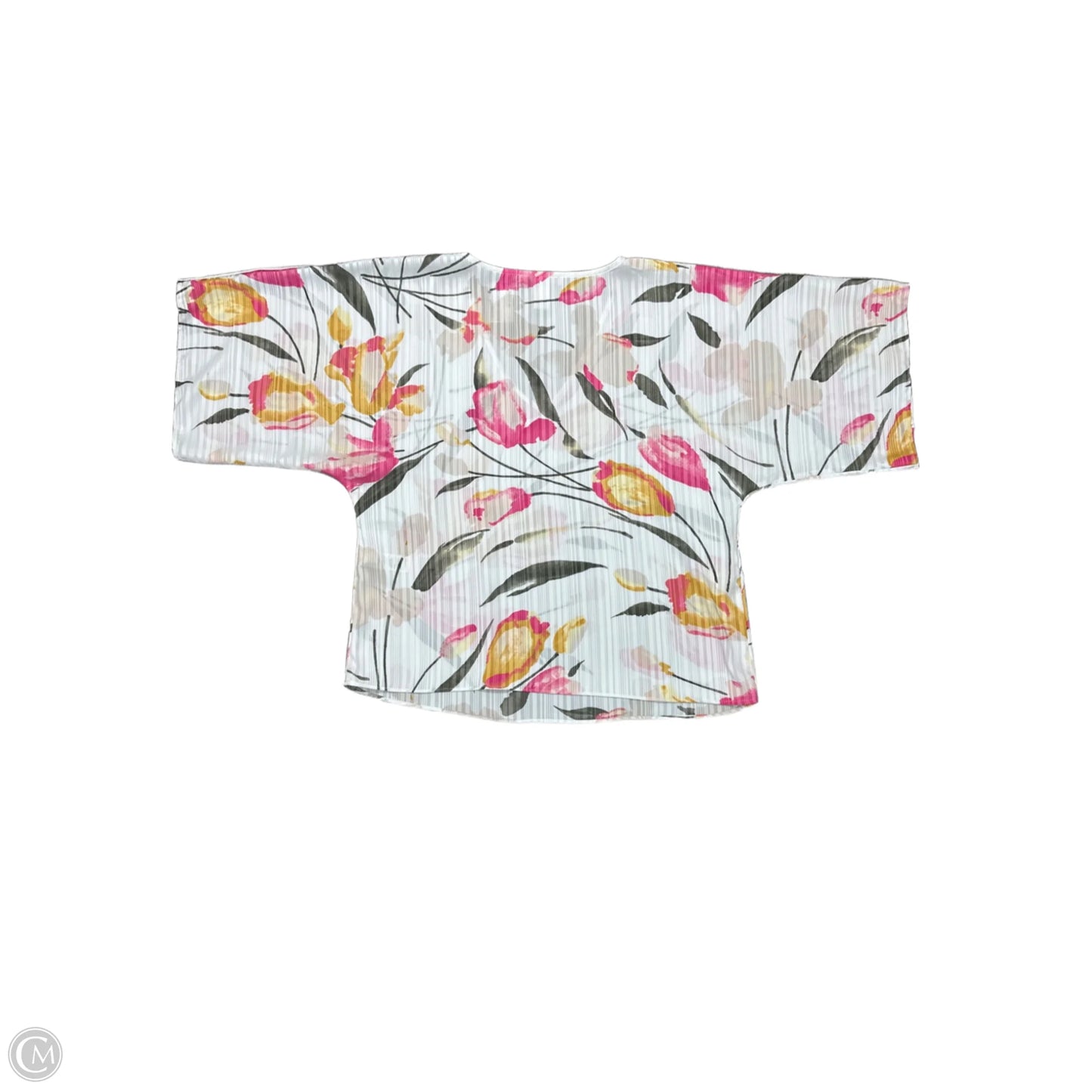 Blouse Short Sleeve By White House Black Market In White, Size: S