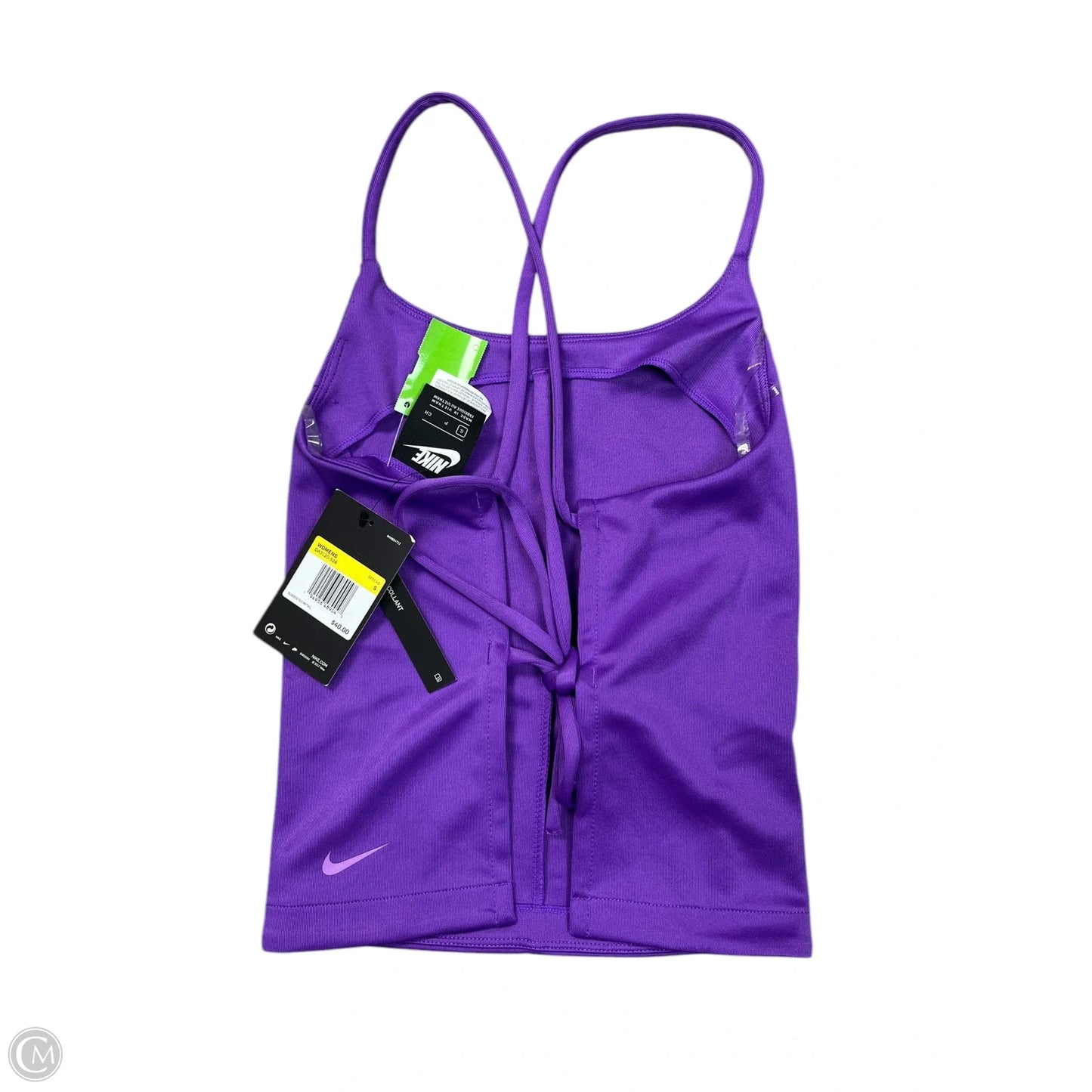 Athletic Bra By Nike Apparel In Purple, Size: S