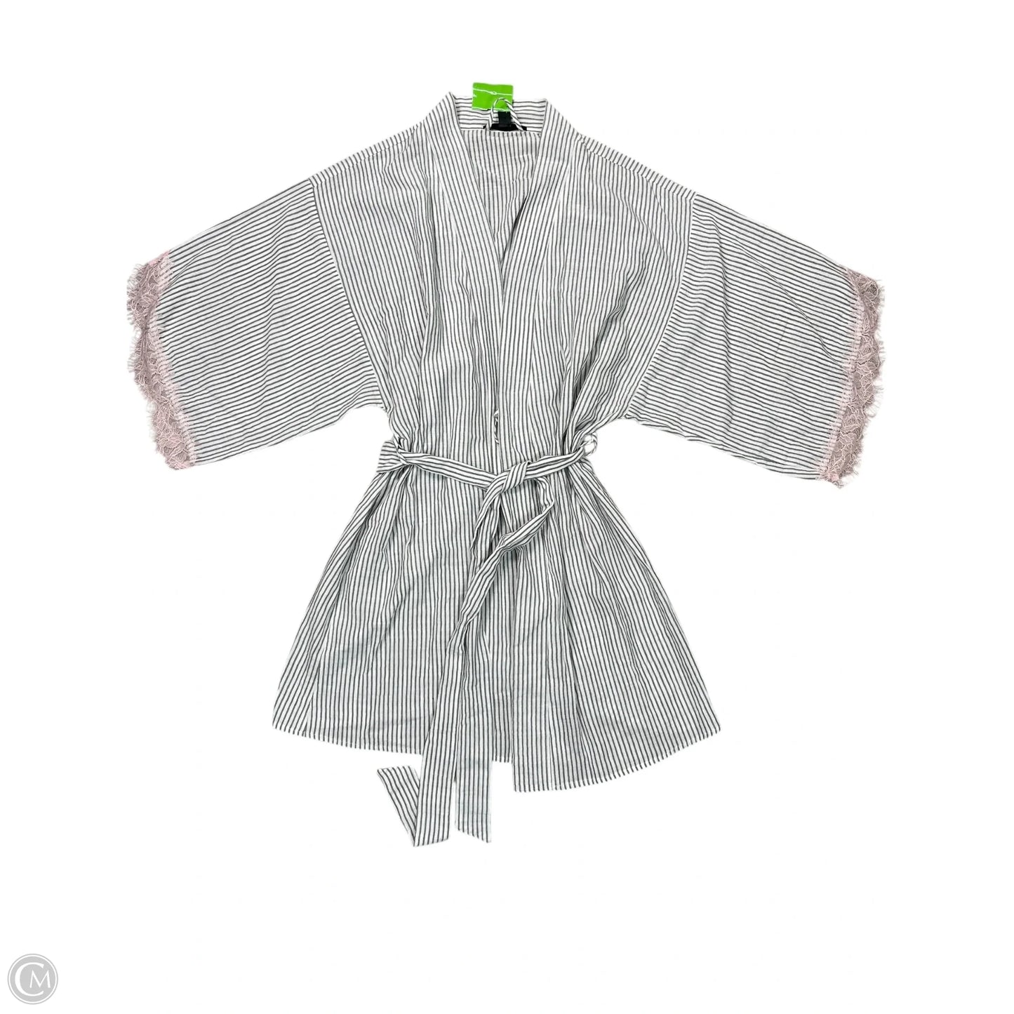Pajamas 2pc By MIDNIGHT BAKERY In Striped Pattern, Size: L