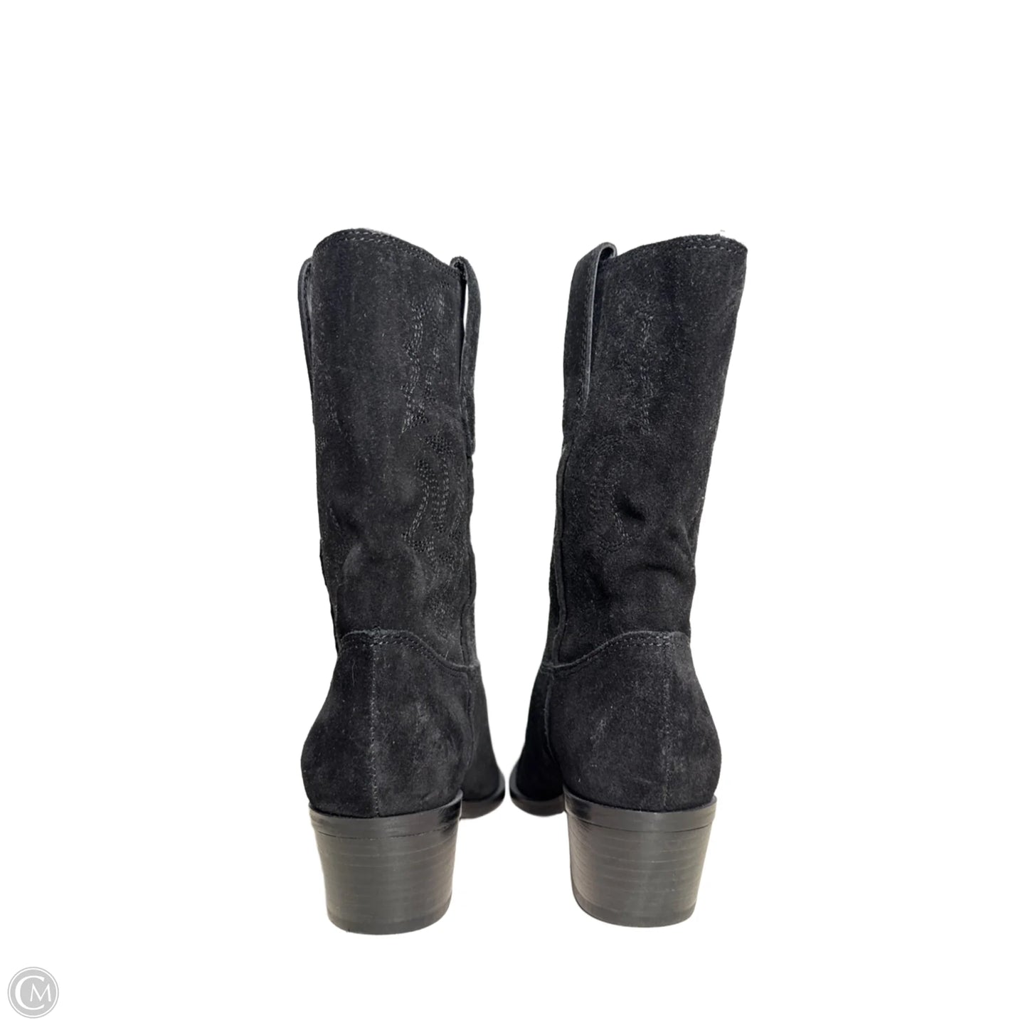 Boots Western By Nine West In Black, Size: 5