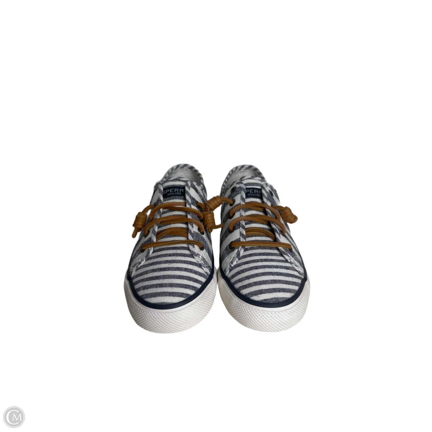 Shoes Sneakers By Sperry In Blue & White, Size: 8