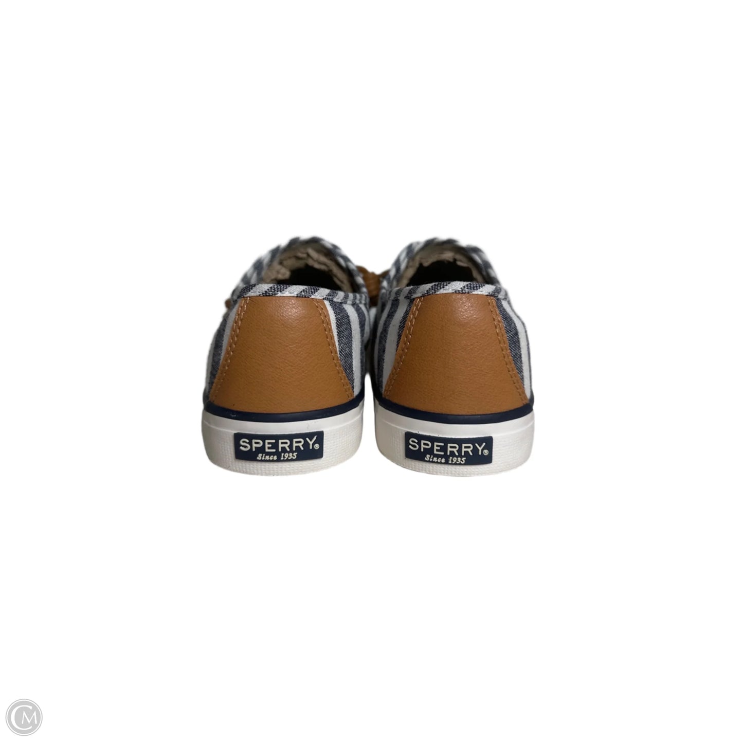 Shoes Sneakers By Sperry In Blue & White, Size: 8