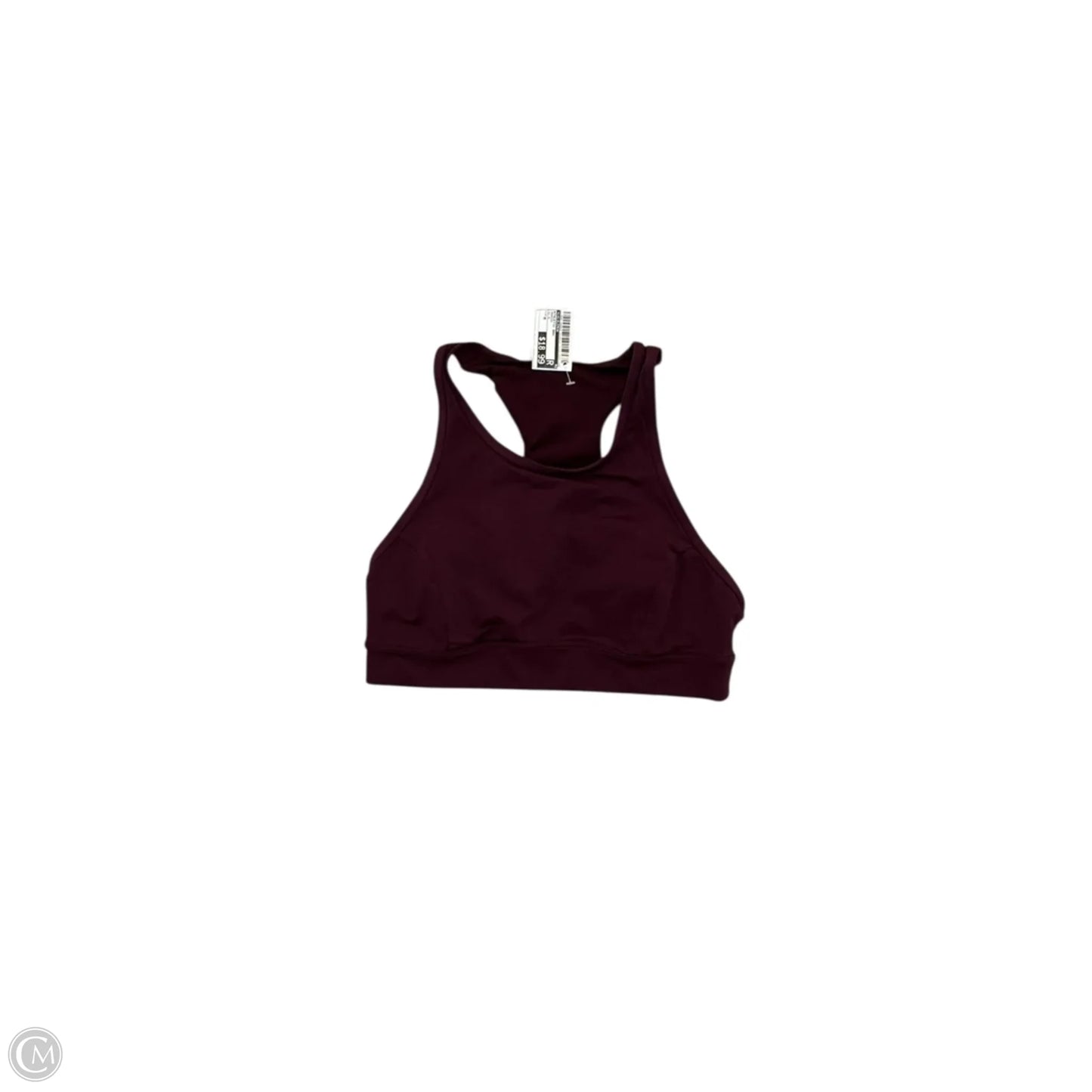 Athletic Bra By Lululemon In Maroon, Size: M
