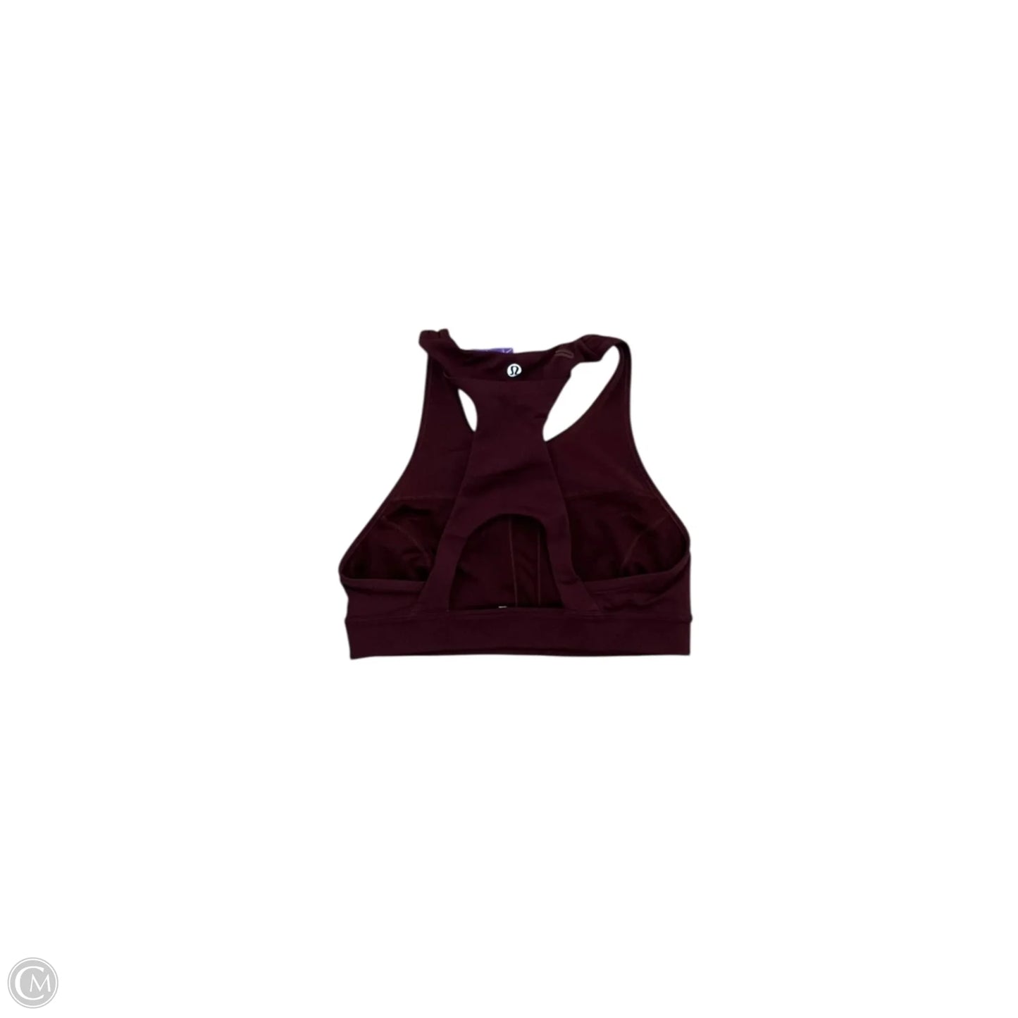 Athletic Bra By Lululemon In Maroon, Size: M