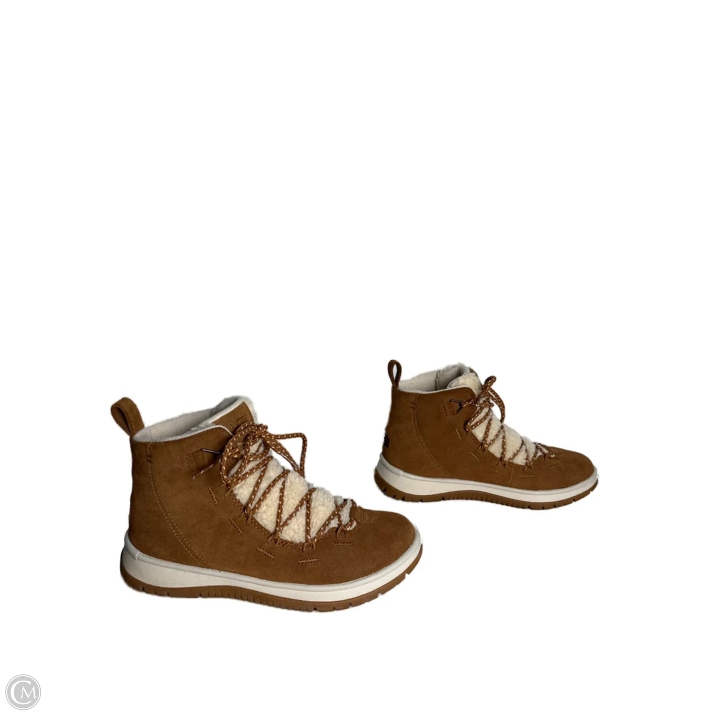 Boots Designer By Ugg In Brown, Size: 8