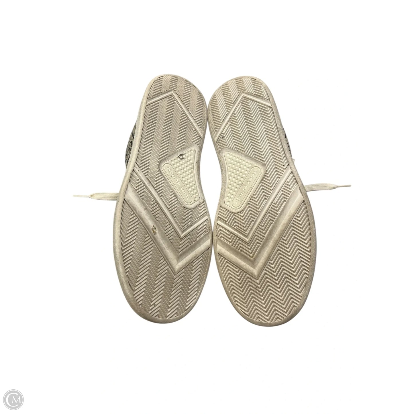 Shoes Designer By Tory Burch In Blue & Grey, Size: 7