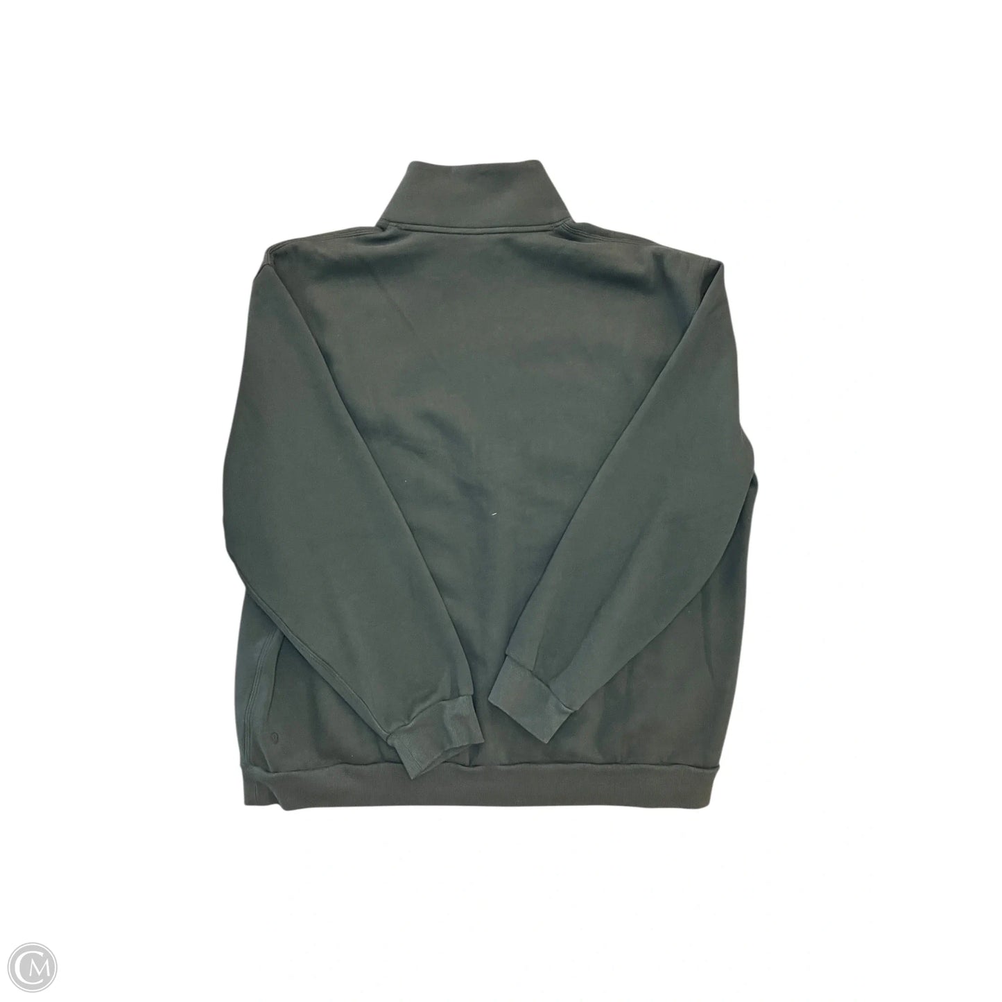 Athletic Sweatshirt Collar By Lululemon In Green, Size: Xl