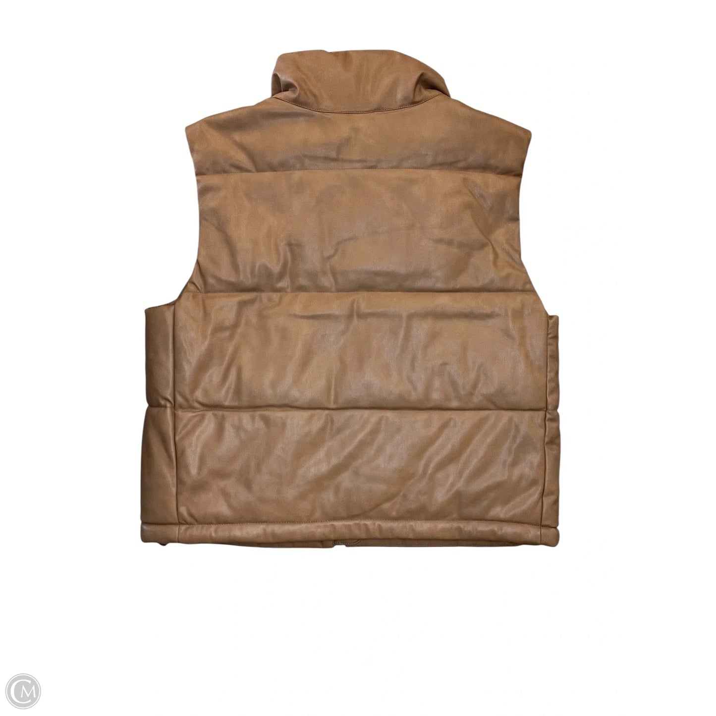 Vest Puffer & Quilted By Cmc In Tan, Size: S