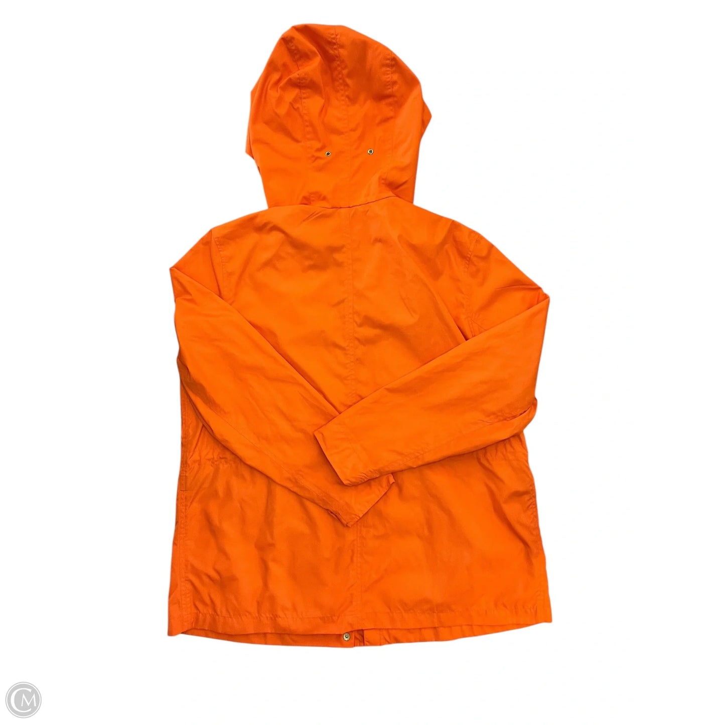 Jacket Windbreaker By Lauren By Ralph Lauren In Orange, Size: L