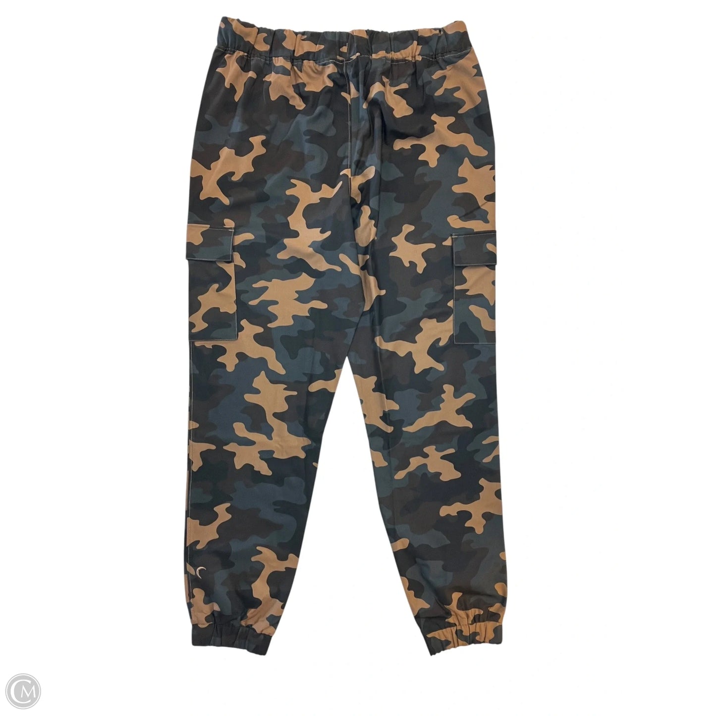 Athletic Pants By Zyia In Camouflage Print, Size: L