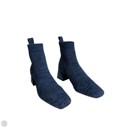 Boots Ankle Heels By VIVAIA In Blue, Size: 5