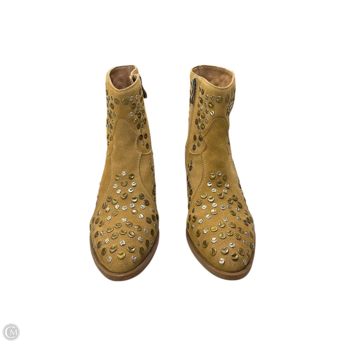 Boots Ankle Heels By ANTELOPE In Tan, Size: 6
