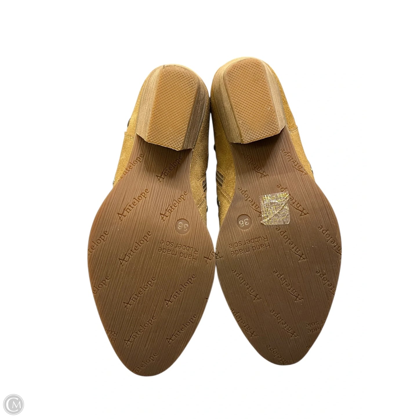 Boots Ankle Heels By ANTELOPE In Tan, Size: 6