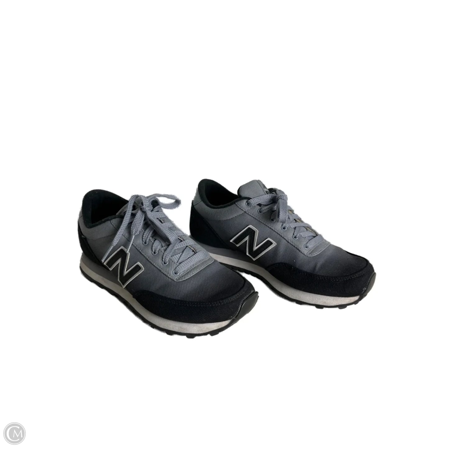 Shoes Sneakers By New Balance In Black & Grey, Size: 7.5