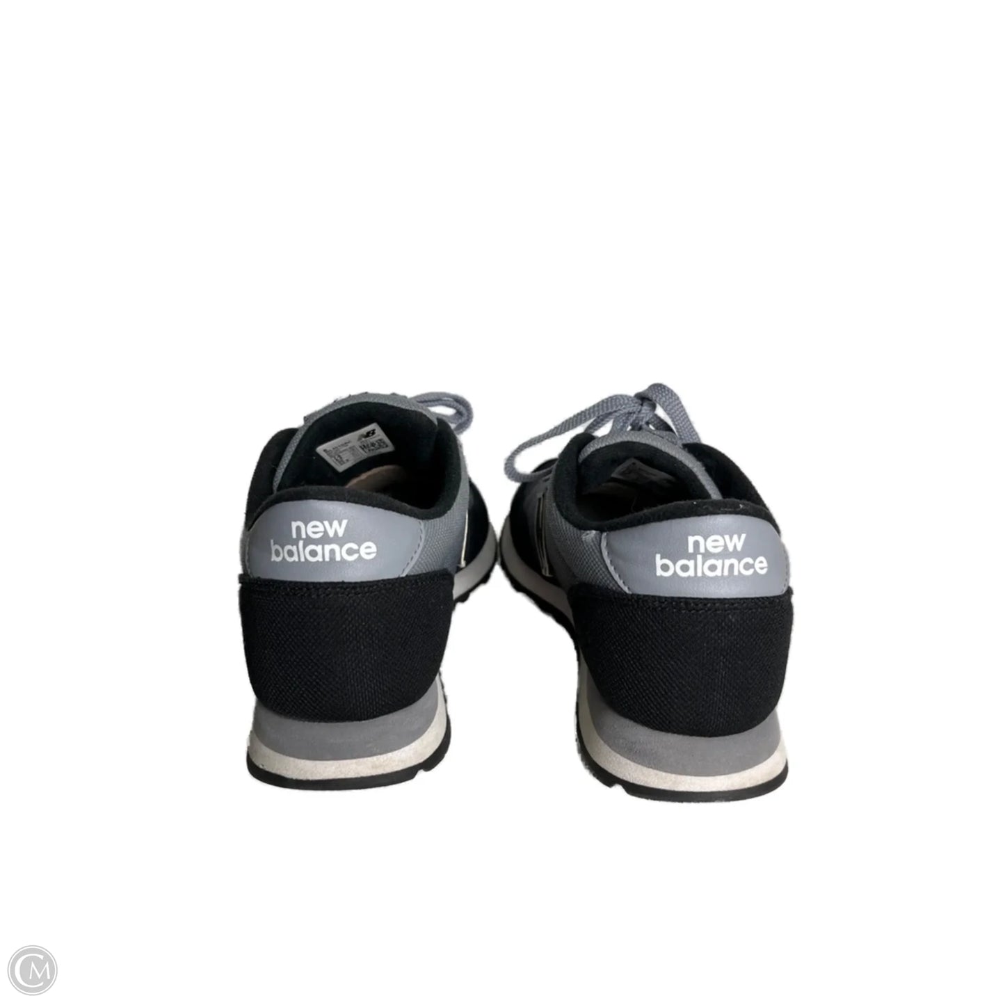 Shoes Sneakers By New Balance In Black & Grey, Size: 7.5
