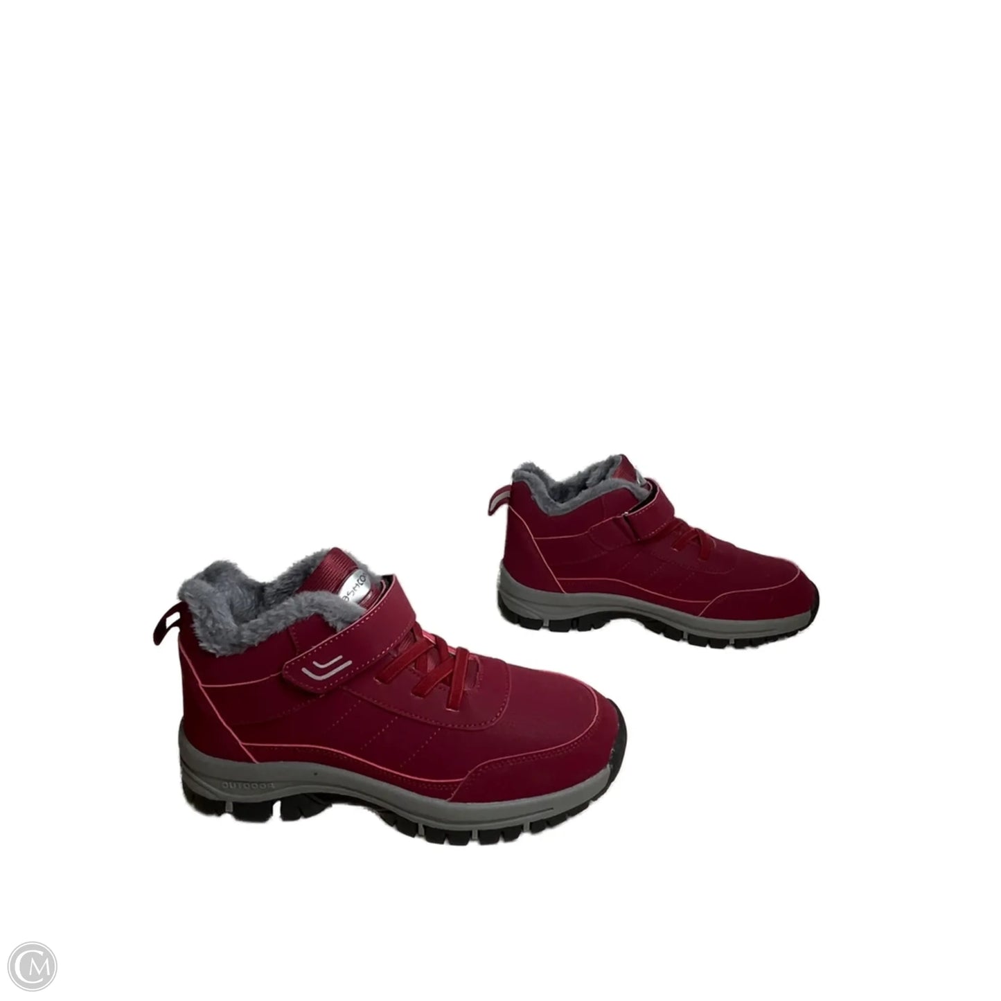 Boots Snow By Clothes Mentor In Red, Size: 8
