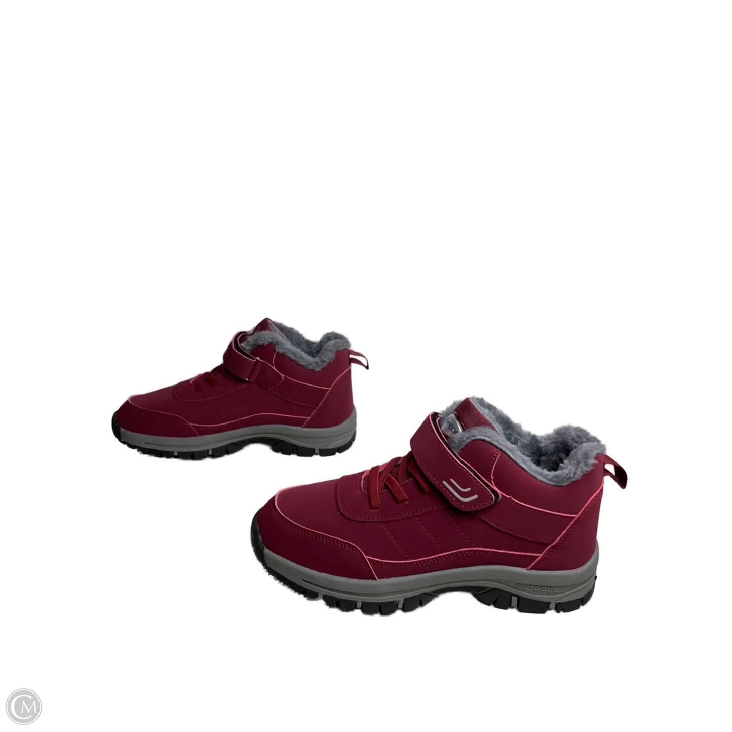 Boots Snow By Clothes Mentor In Red, Size: 8