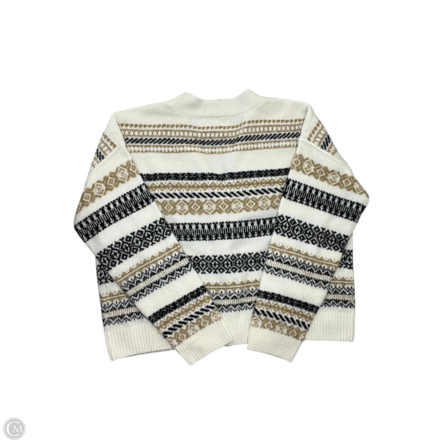 Cardigan By Lucky Brand In Cream, Size: M