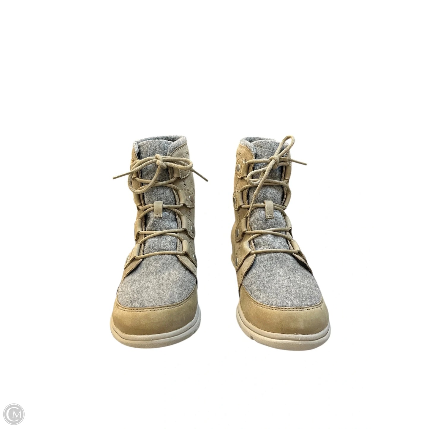 Boots Ankle Flats By Sorel In Grey, Size: 10