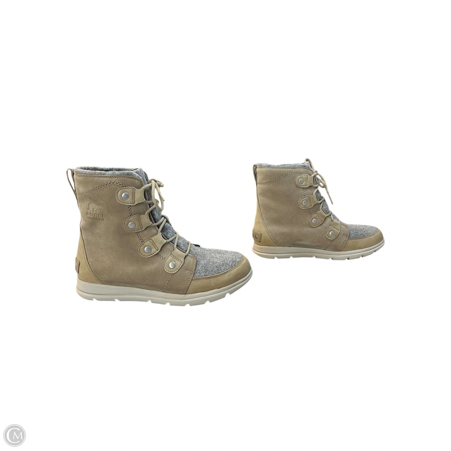 Boots Ankle Flats By Sorel In Grey, Size: 10