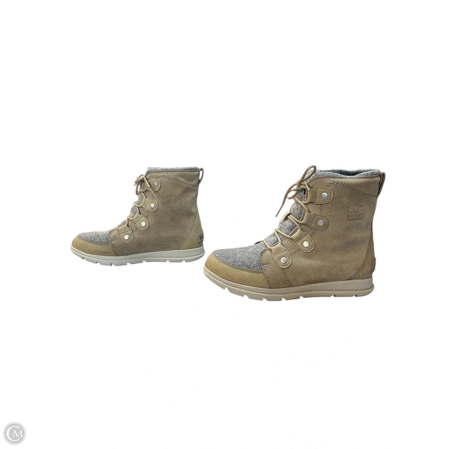 Boots Ankle Flats By Sorel In Grey, Size: 10