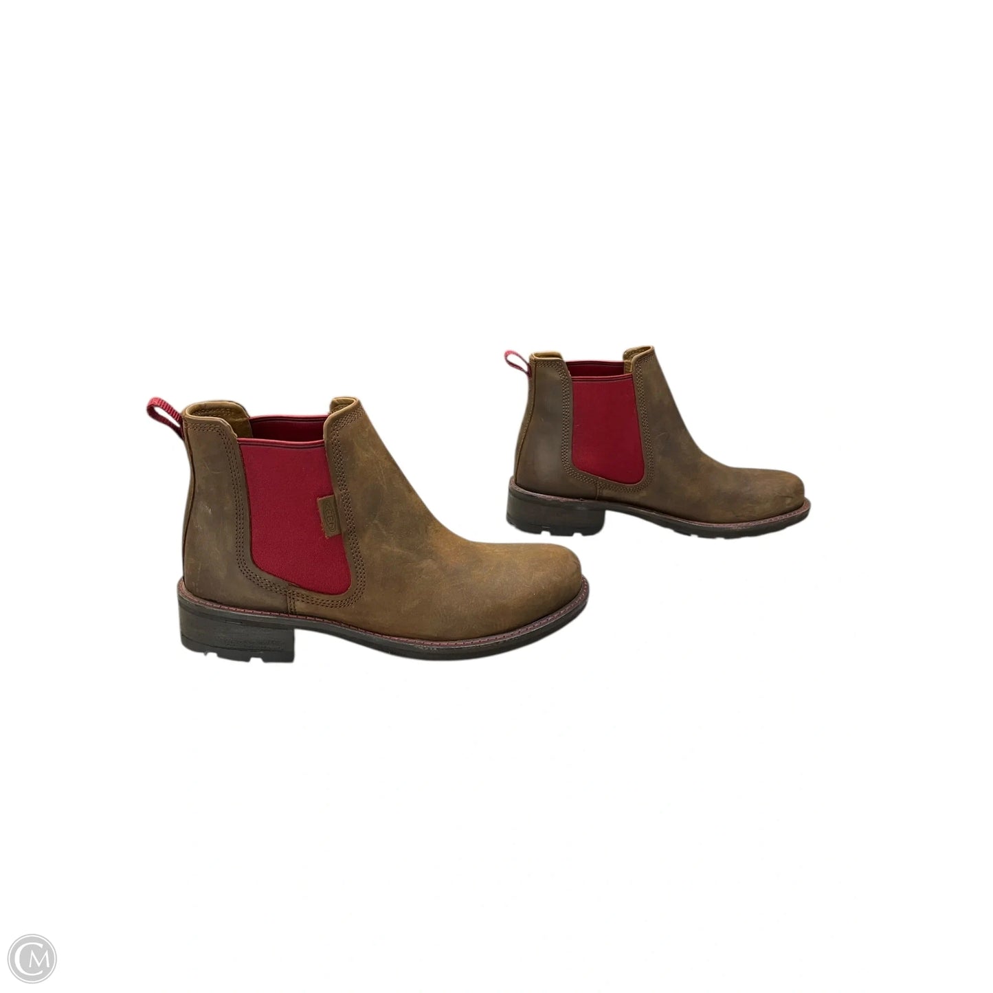 Boots Ankle Flats By Keen In Brown, Size: 7.5