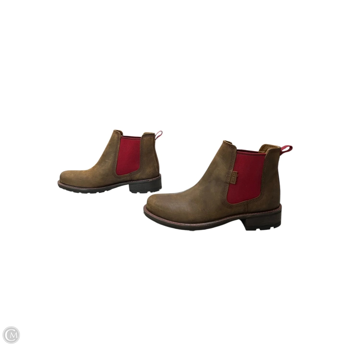Boots Ankle Flats By Keen In Brown, Size: 7.5