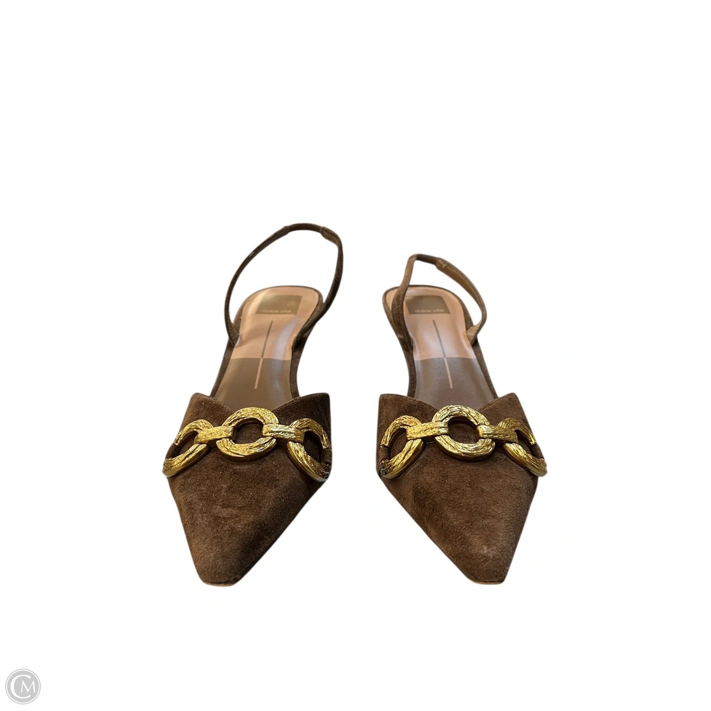 Shoes Heels Kitten By Dolce Vita In Brown, Size: 8.5