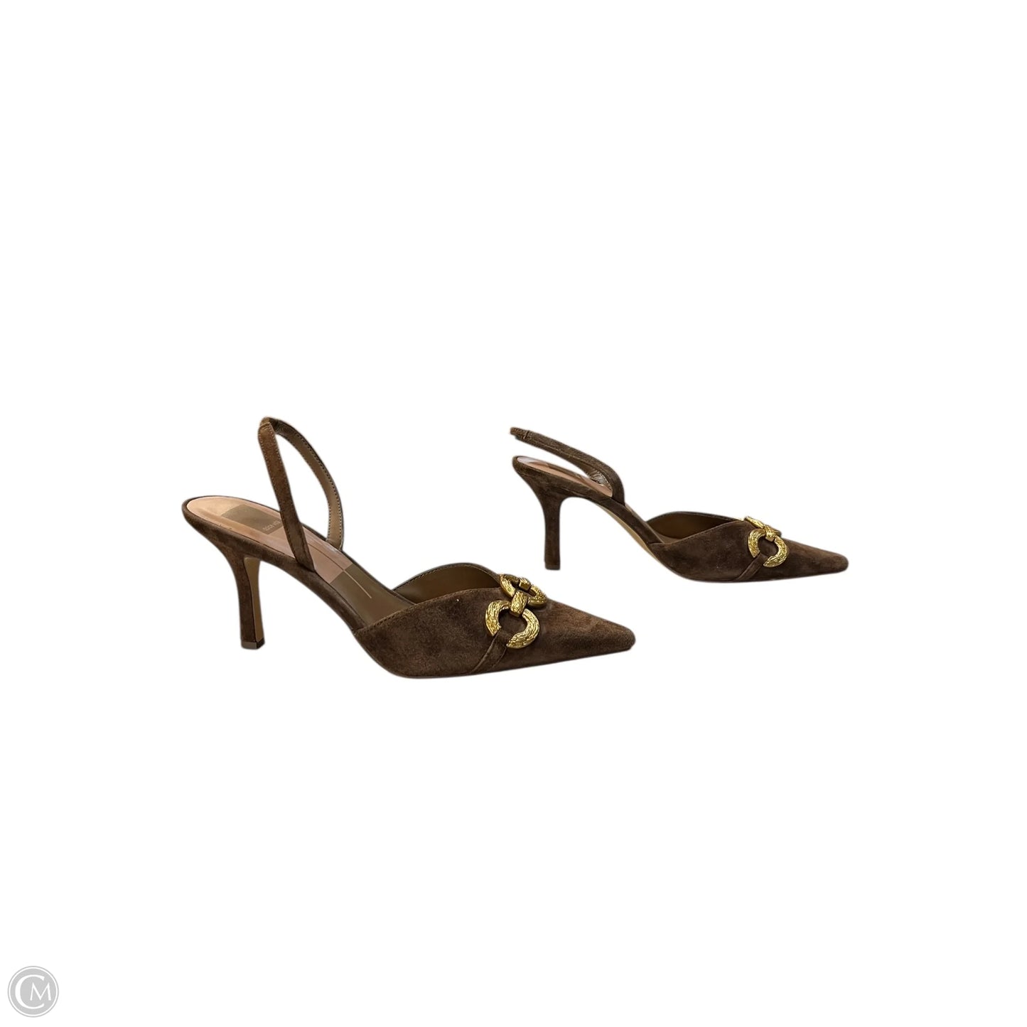 Shoes Heels Kitten By Dolce Vita In Brown, Size: 8.5