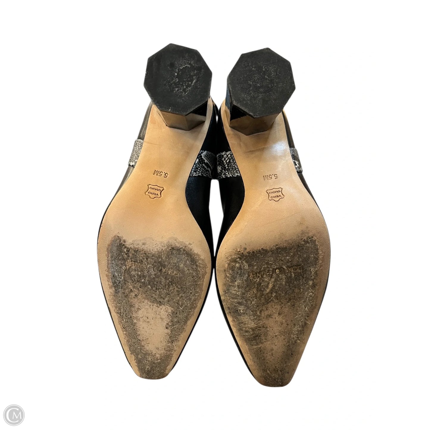 Boots Knee Heels By Donald Pliner In Black, Size: 5.5