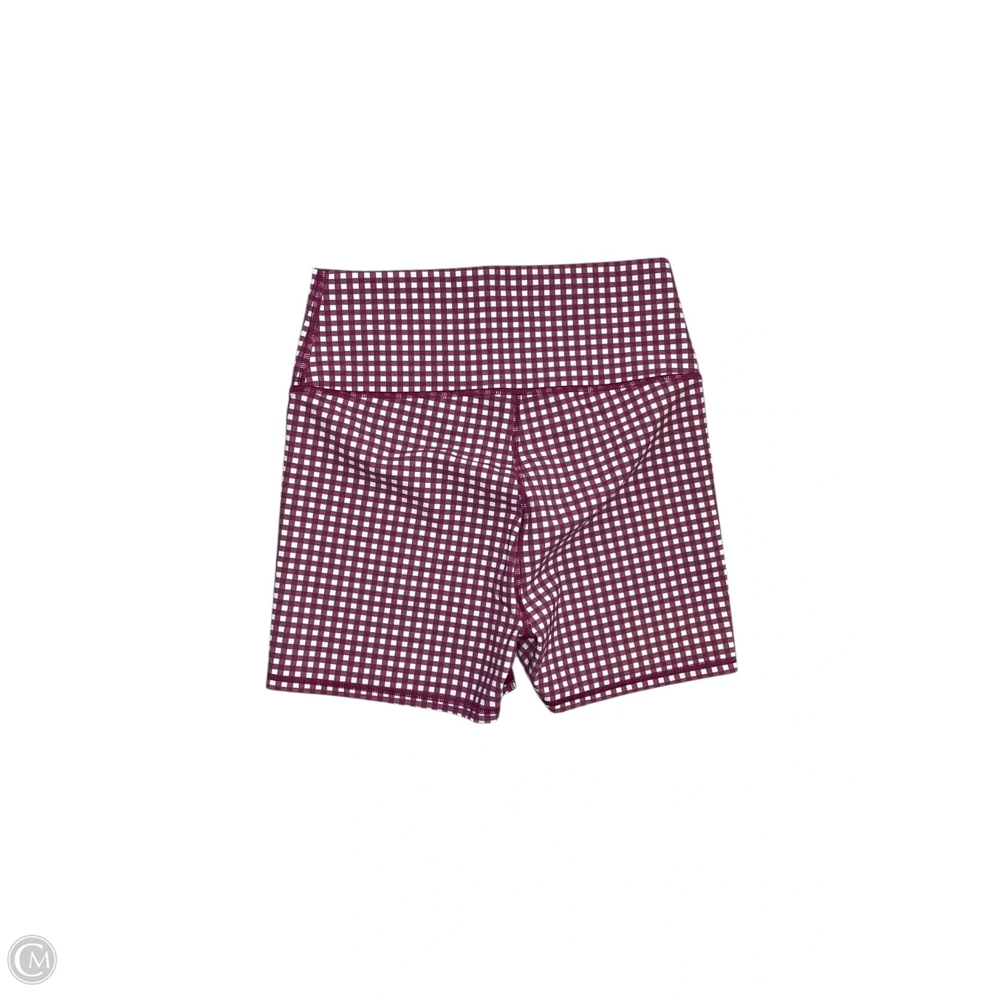 Athletic Shorts By Alo In Pink & White, Size: L