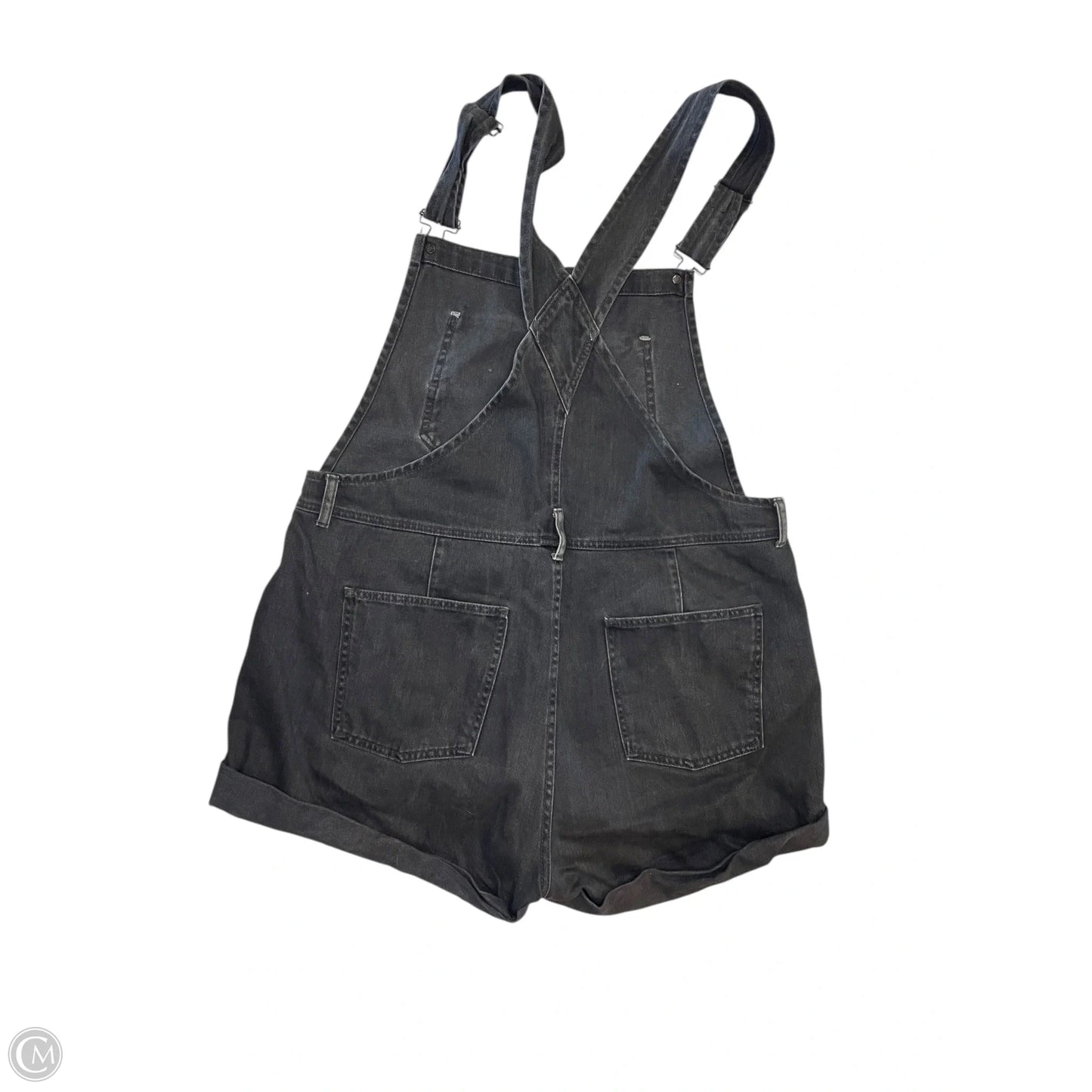 Shortalls By We The Free In Black Denim, Size: Xl