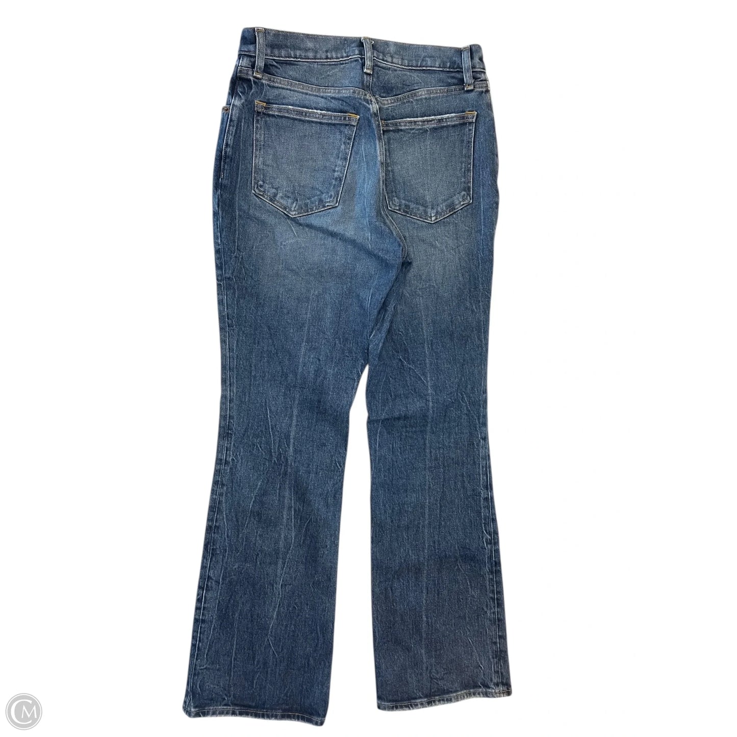 Jeans Boot Cut By Abercrombie And Fitch In Blue Denim, Size: 8p