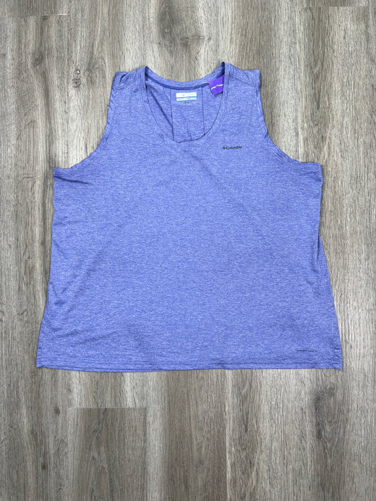 Athletic Tank Top By Columbia  Size: 2x