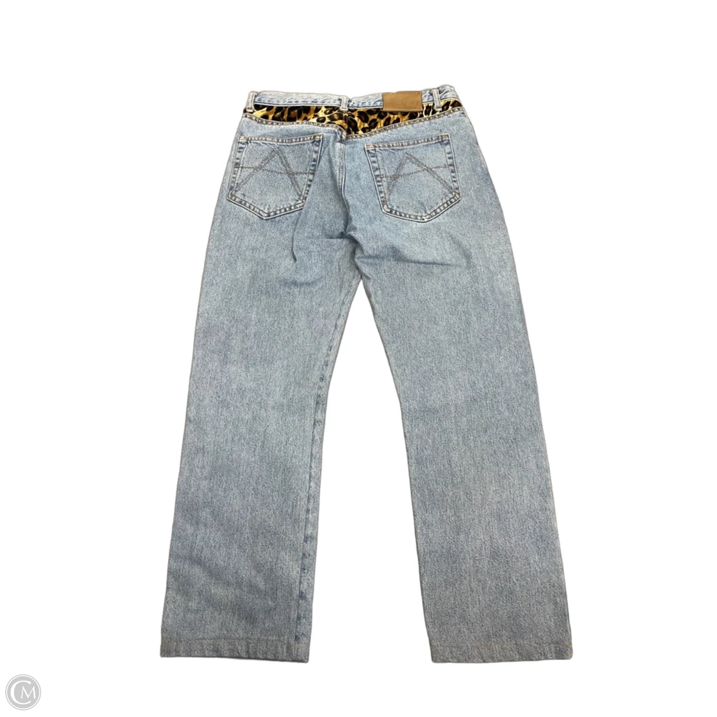 Jeans Straight By Abs In Blue Denim, Size: 10