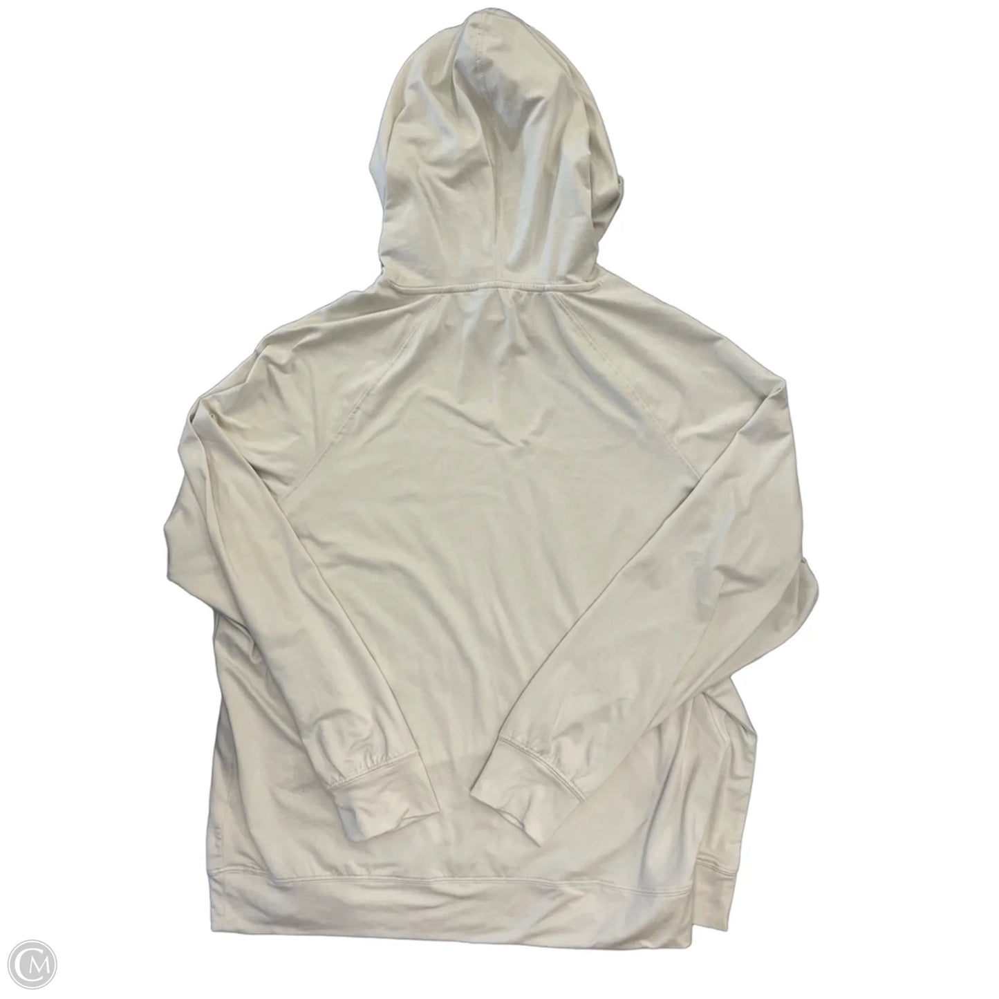 Athletic Top Long Sleeve Hoodie By Pulse In Tan, Size: M