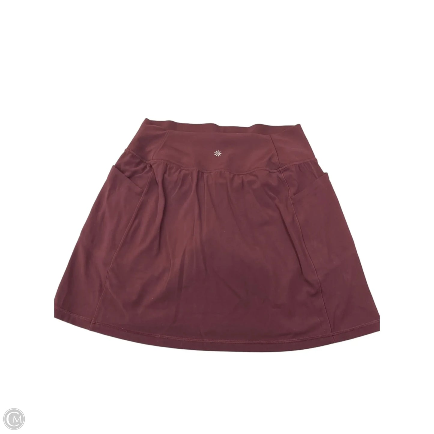 Athletic Skort By Athleta In Maroon, Size: M
