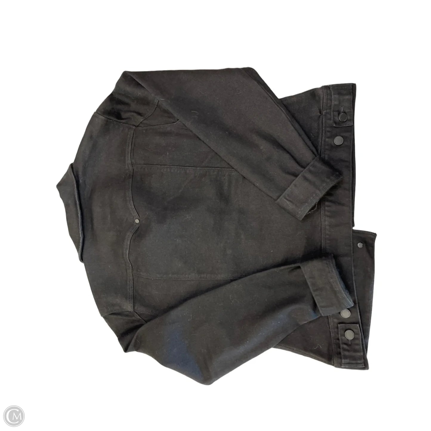Jacket Denim By Liverpool In Black Denim, Size: M