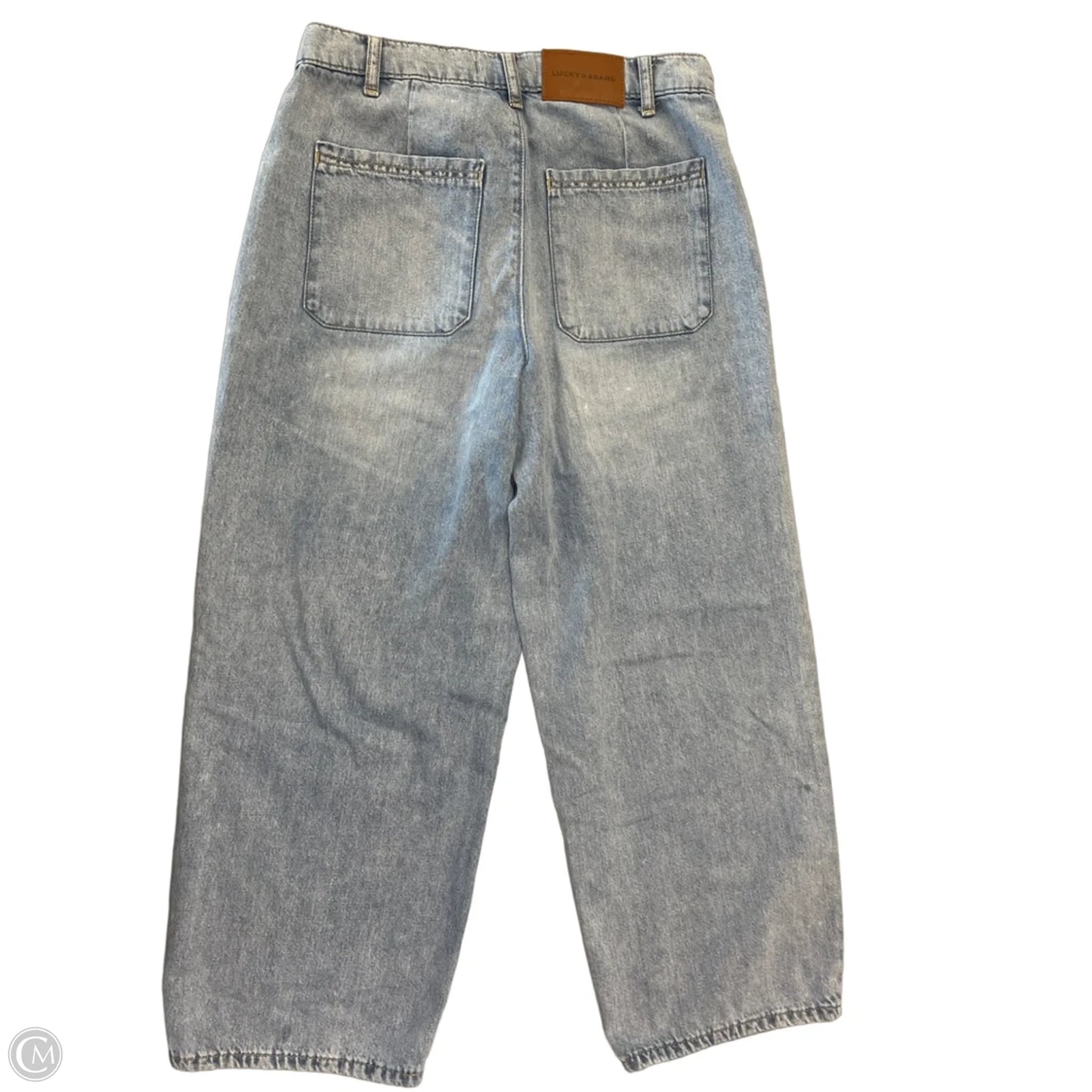 Jeans Wide Leg By Lucky Brand In Blue Denim, Size: 6
