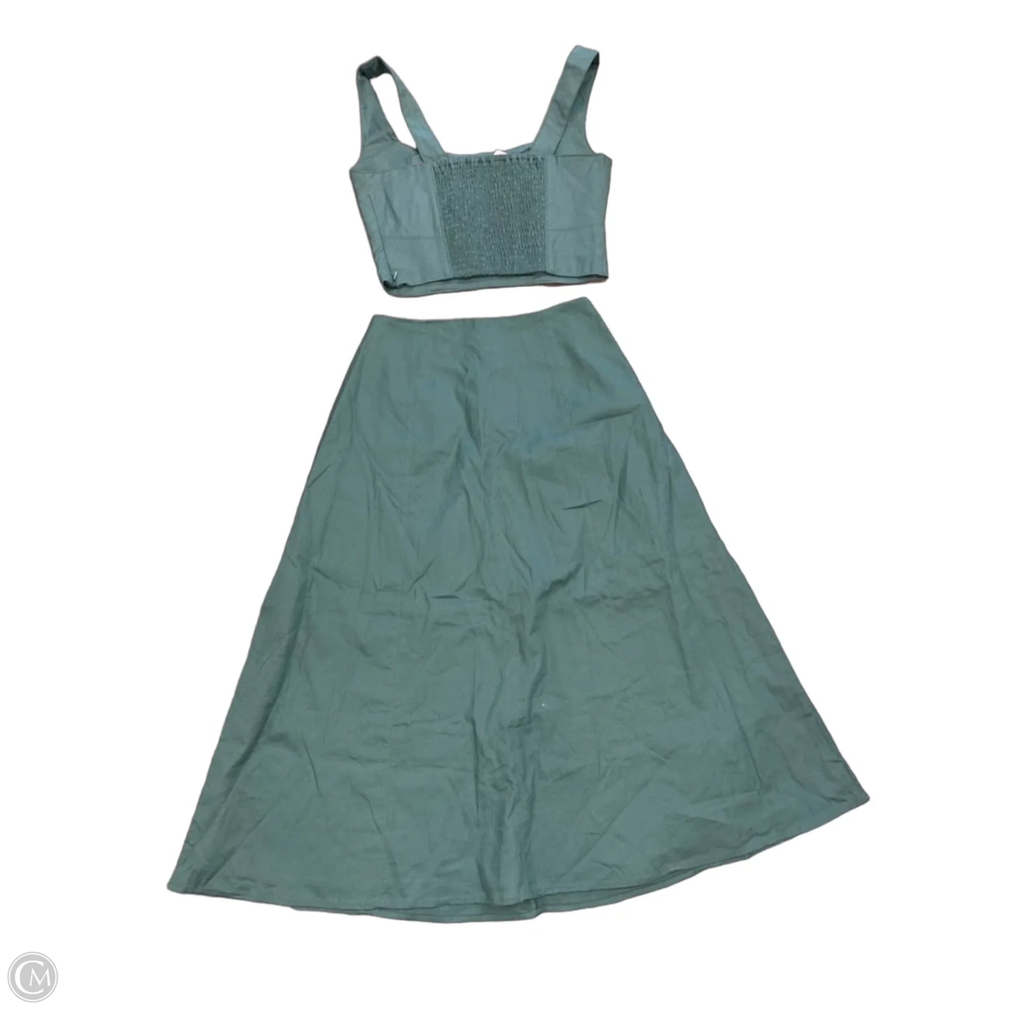 Skirt Set 2pc By Banana Republic In Green, Size: Xs