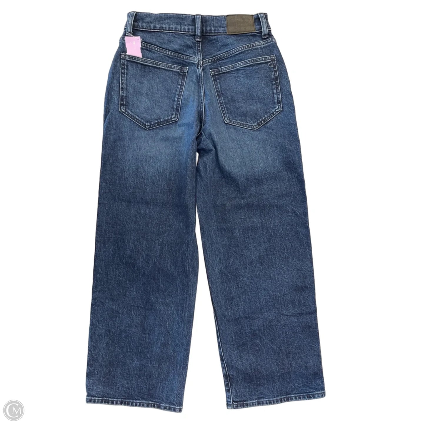 Jeans Wide Leg By Madewell In Blue Denim, Size: 2p