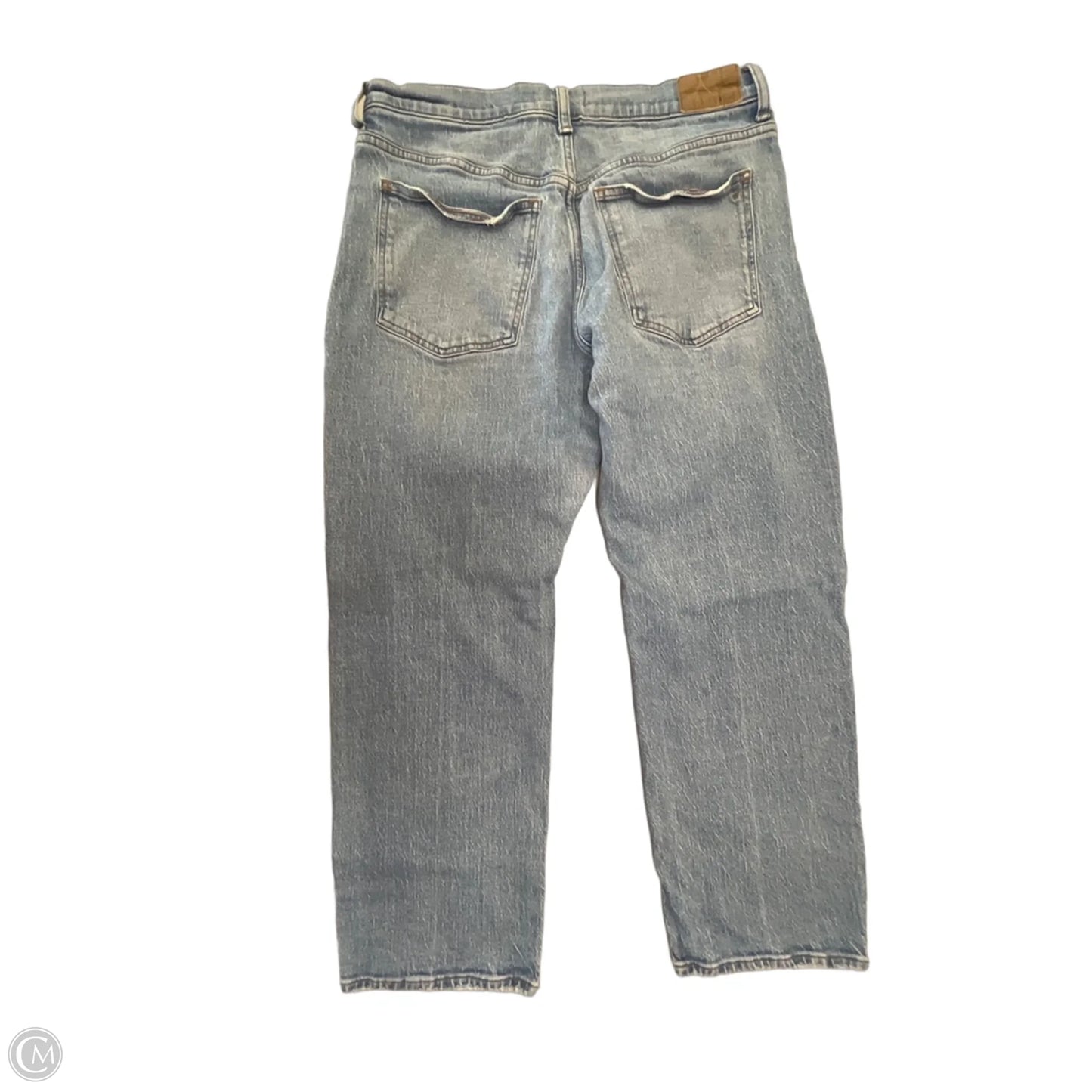 Jeans Straight By Madewell In Blue Denim, Size: 12p